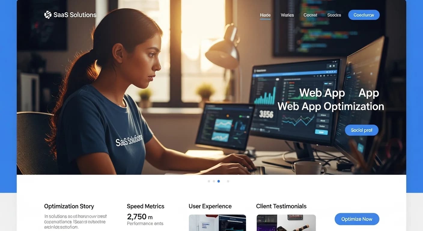 Tối ưu Hiệu suất cho Web App của SaaS Solutions